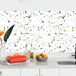 Crédence adhésive terrazzo 2