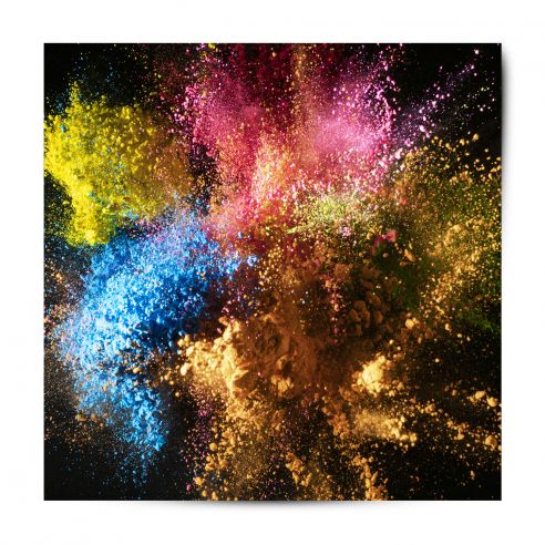Vinyle adhésif patterns explosion multicolor