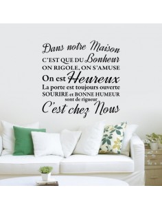 Stickers déco dans notre maison