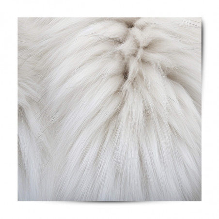 Vinyle adhésif patterns poils blancs