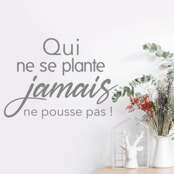 Sticker qui ne se plante jamais ne pousse pas
