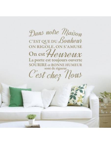 Stickers déco dans notre maison