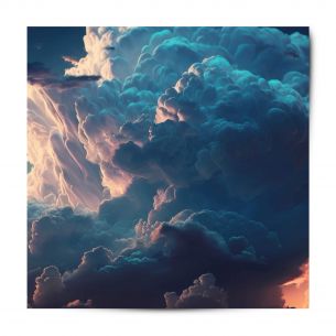 Vinyle adhésif patterns nuages