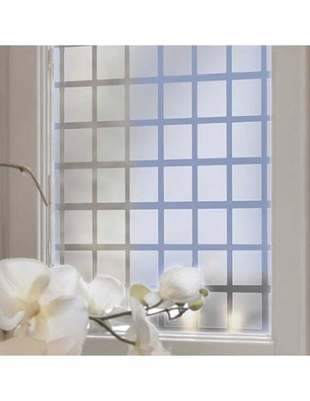 Film dépoli design carre