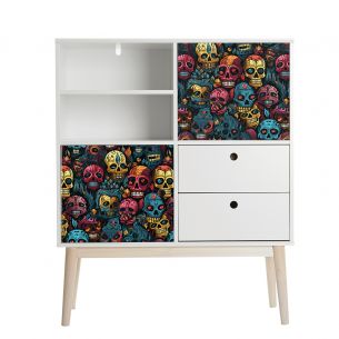 Film adhésif têtes de mort 2