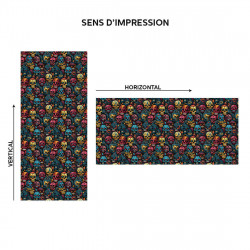 Film adhésif têtes de mort