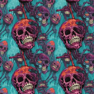 Film adhésif tête de mort 2