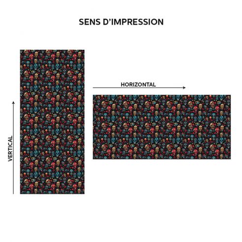 Film adhésif têtes de mort