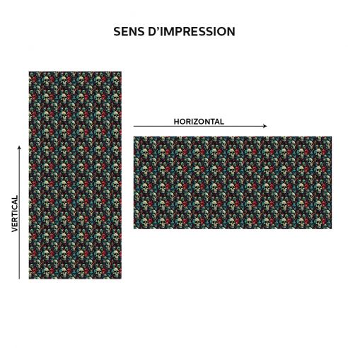 Film adhésif têtes de morts