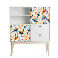 Film adhésif décoratif fleurs