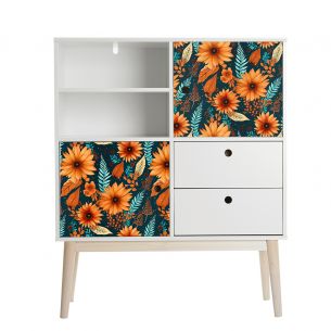 Film adhésif fleurs 2