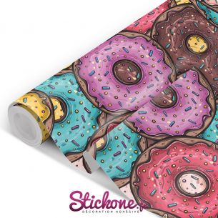 Film adhésif donuts