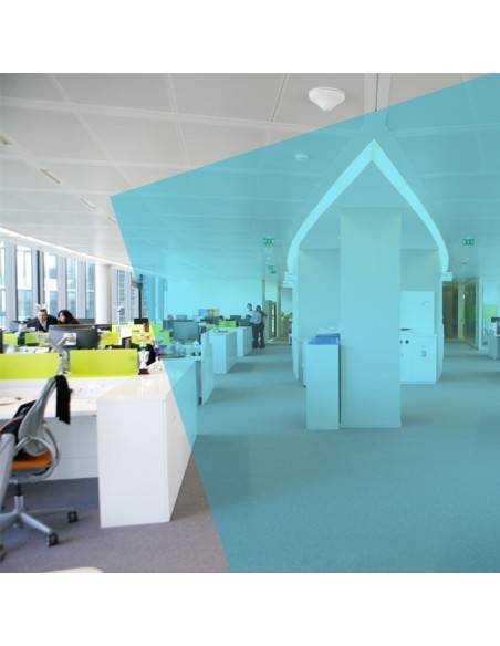 Adhésif transparent blue glace