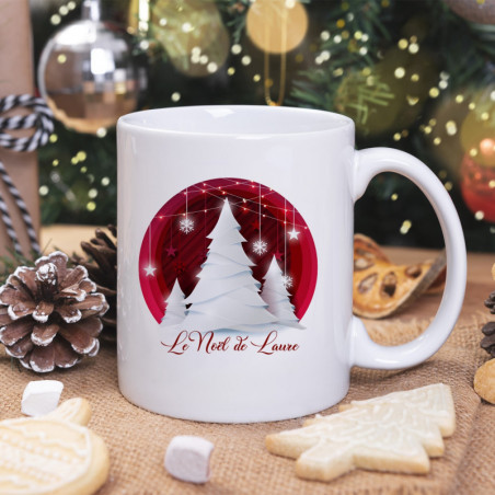Mug de Noël personnalisé. Mugs Noël personnalisés pour offrir