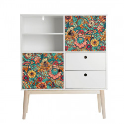 Film adhésif motifs floraux