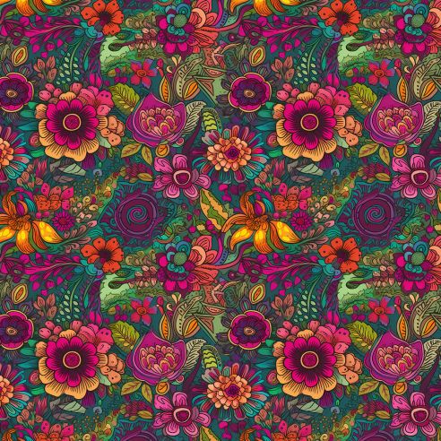 Film adhésif motifs floraux