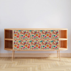 Film adhésif motifs floraux