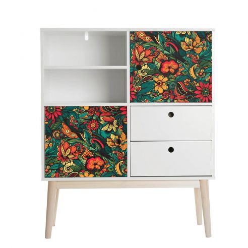 Film adhésif motifs floraux