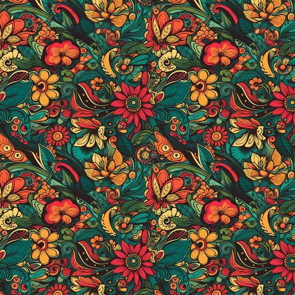 Film adhésif motifs floraux