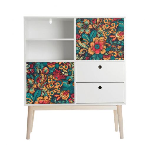 Film adhésif motifs floraux