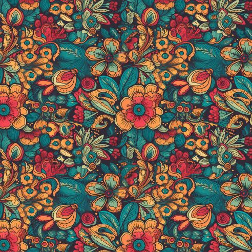 Film adhésif motifs floraux