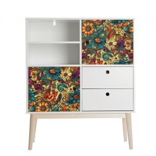 Film adhésif motifs floraux 2