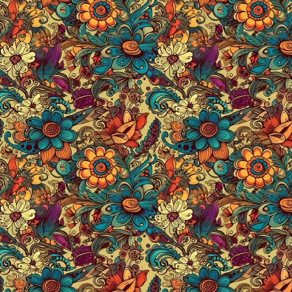 Film adhésif motifs floraux