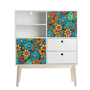 Film adhésif motifs floraux 2