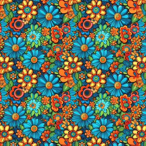 Film adhésif motifs floraux