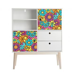 Film adhésif motifs floraux 2