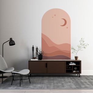 Sticker mural archeterracotta