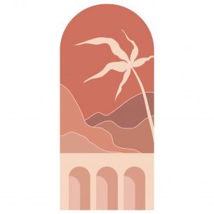 Sticker mural archeterracotta 2