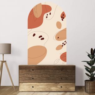 Sticker mural arche bohème chic