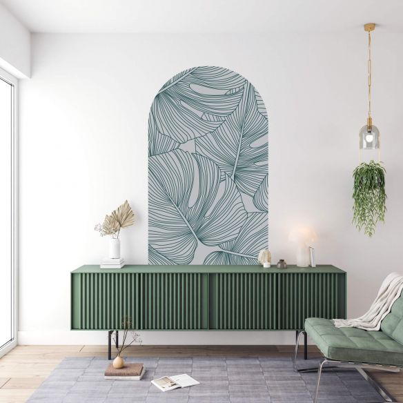 Sticker mural arche jungle