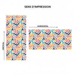 Film adhésif déco multicolore