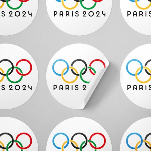 Stickers / Etiquettes adhésives JO Paris 2024