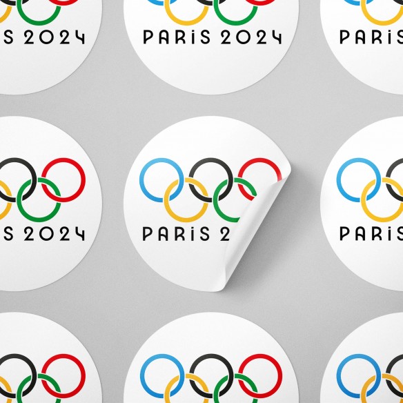 Stickers / Etiquettes adhésives JO Paris 2024