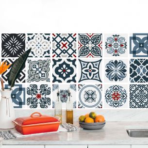 Stickers carrelage carreaux de ciment