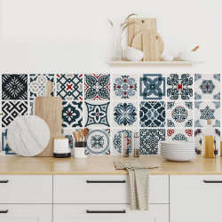 Stickers carrelage carreaux de ciment