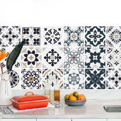Stickers carrelage carreaux de ciment