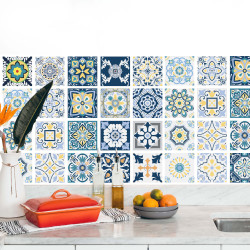 Stickers carrelage carreaux de ciment