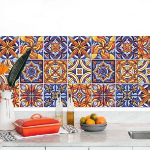 Stickers carrelage carreaux de ciment design