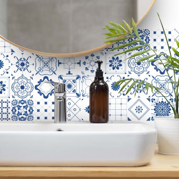 Stickers carrelage carreaux de ciment