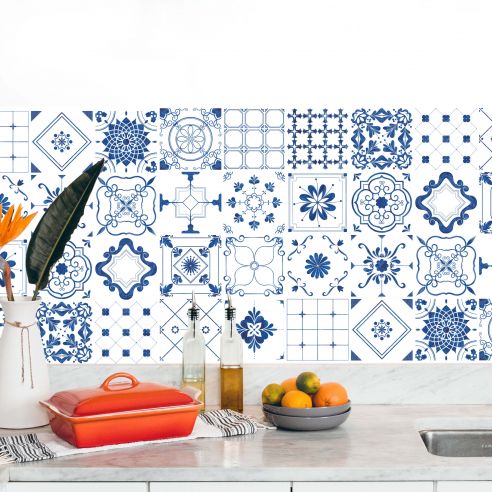 Stickers carrelage carreaux de ciment