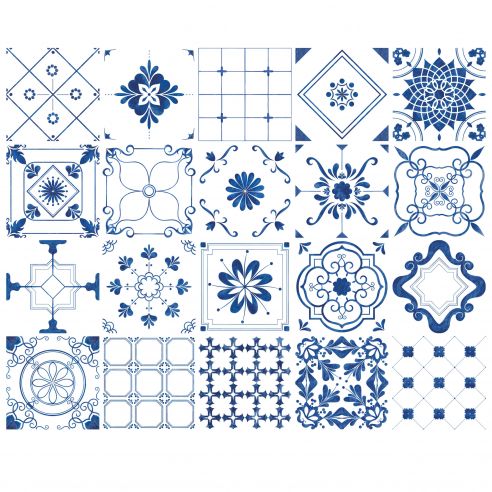 Stickers carrelage carreaux de ciment