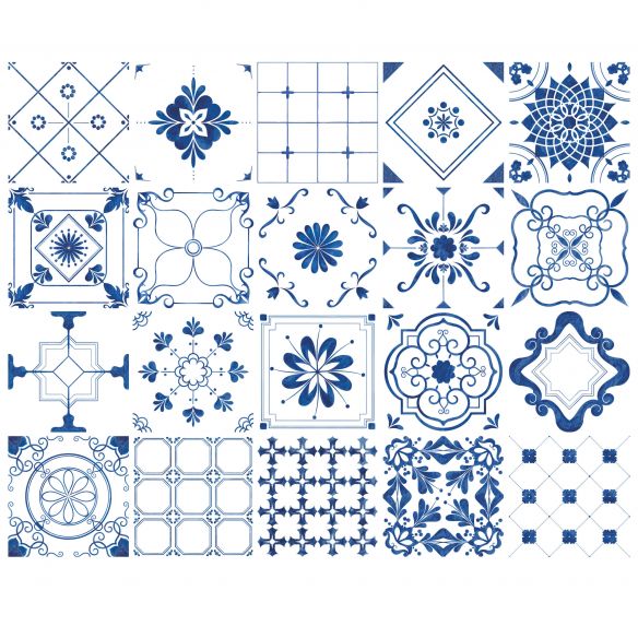 Stickers carrelage carreaux de ciment