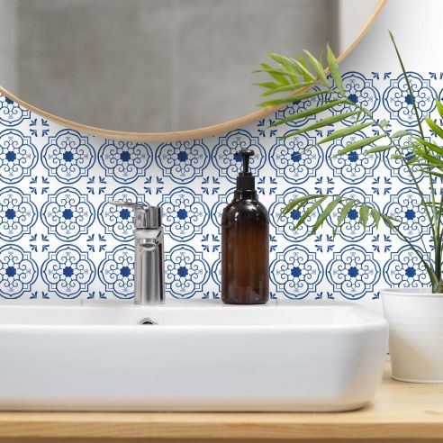 Stickers carrelage carreaux de ciment