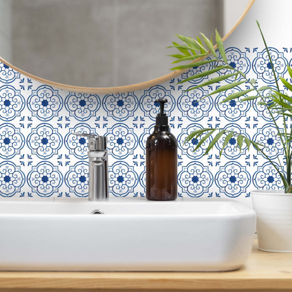 Stickers carrelage carreaux de ciment