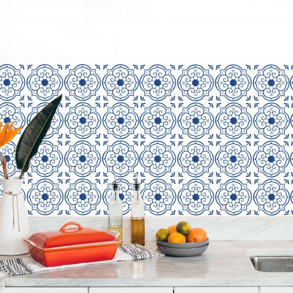 Stickers carrelage carreaux de ciment