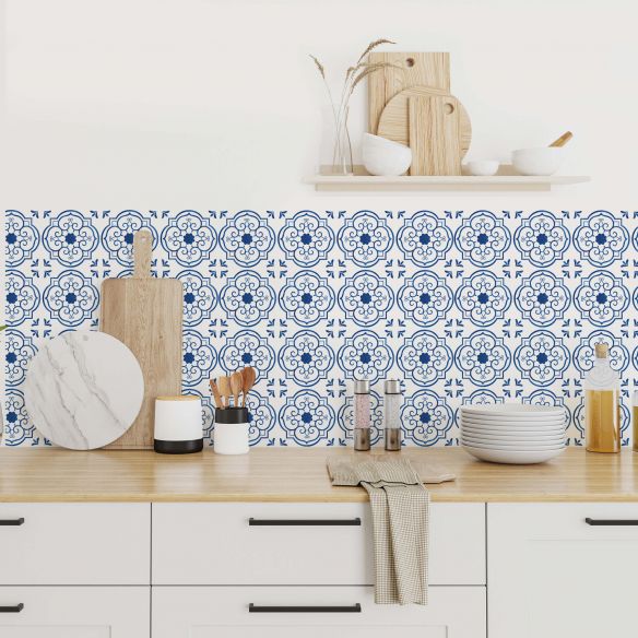 Stickers carrelage carreaux de ciment